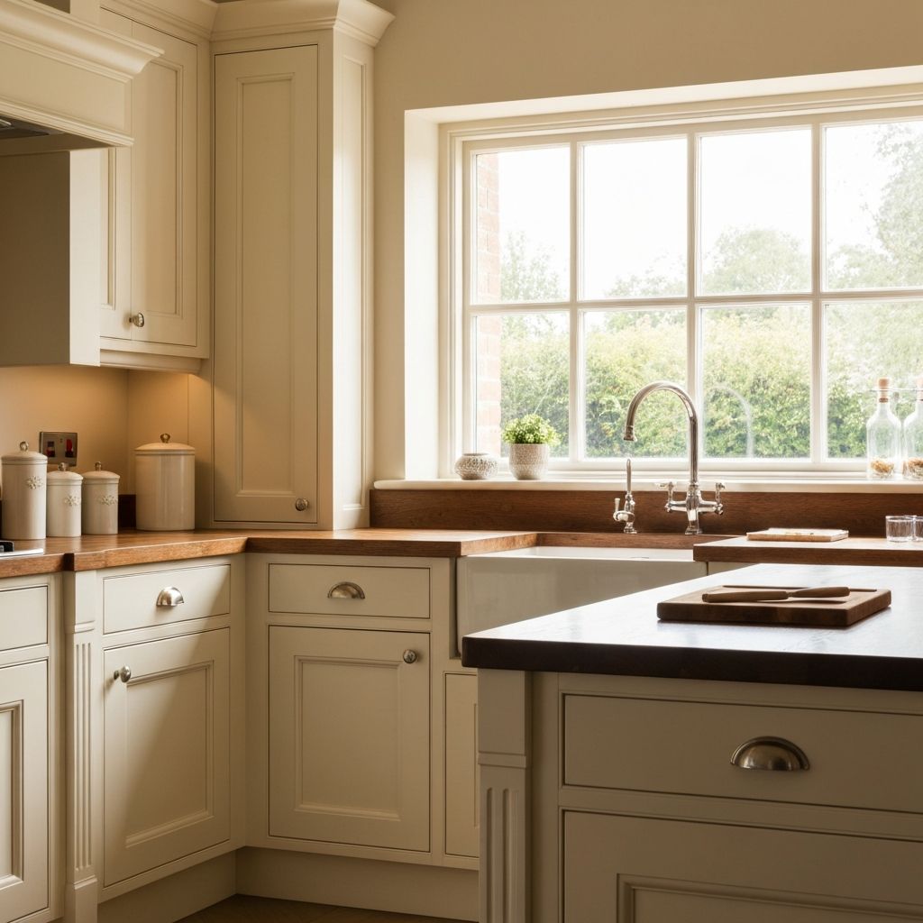 Bespoke solid wood kitchen craftsmanship